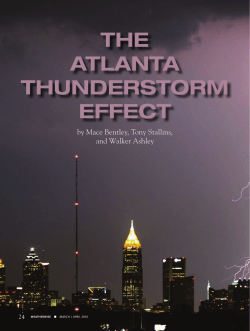 the atlanta thunderstorm effect - Walker Ashley