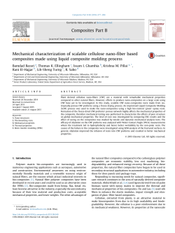 Mechanical characterization of scalable cellulose nano