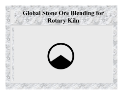 Blending Limestone for Lime Rotary Kiln