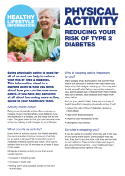 here for information on physical exercise