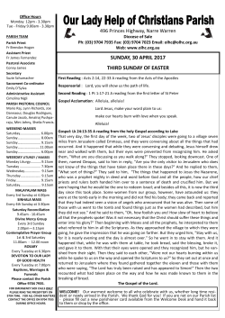30 April 2017.pub - Our Lady Help Of Christians Parish