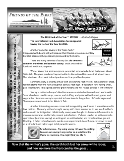 Apr-May-June - Indiana County Parks and Trails