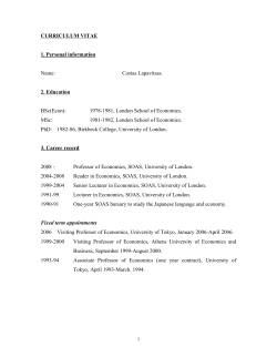 CURRICULUM VITAE