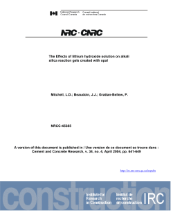 The Effects of lithium hydroxide solution on alkali silica reaction gels