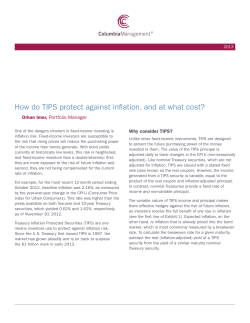 How do TIPS protect against inflation, and at what cost?
