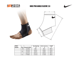Nike Core Movement Support Sizing Chart