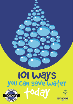 101 Ways to Save Water