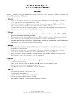 ap&reg; european history 2015 scoring guidelines