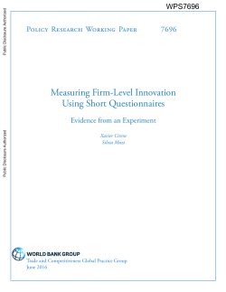 Measuring Firm-Level Innovation Using Short