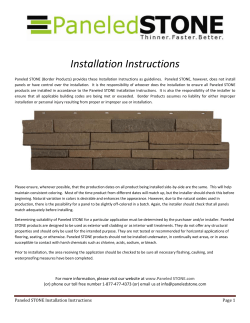 Installation Instructions