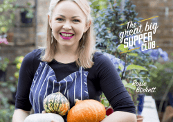 the recipes - The Great Big Supper Club