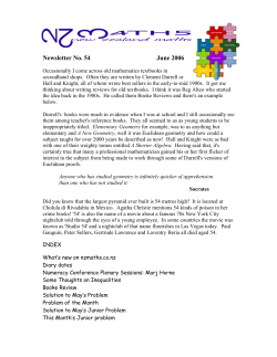 Newsletter No. 54 June 2006