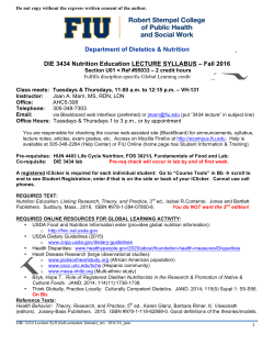 Syllabus - FIU Global Learning