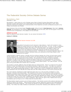 The Federalist Society &raquo; De