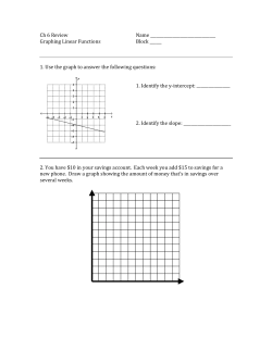 Ch. 6 Review Packet
