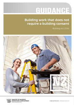 Building work that does not require a building consent[PDF 2.9 MB]