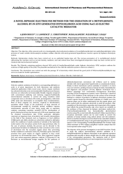 a novel biphasic electrolysis method for the oxidation of 4