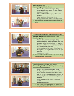 Stretching 101 - Wilmington Lady Fitness