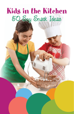 Kids in the Kitchen - The Soyfoods Council