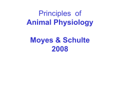 Environmental physiology