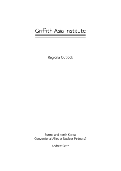 Burma and North Korea: Conventional Allies or