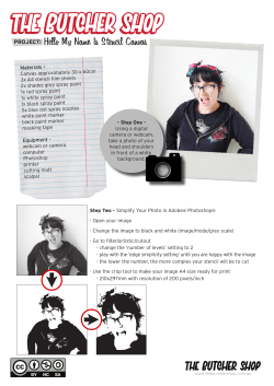 Hello My Name Is Stencil Canvas