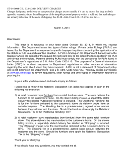 st-14-0004-gil delivery charges - Illinois Department of Revenue