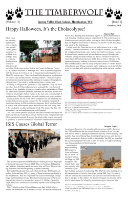 October Final Newspaper - Spring Valley High School