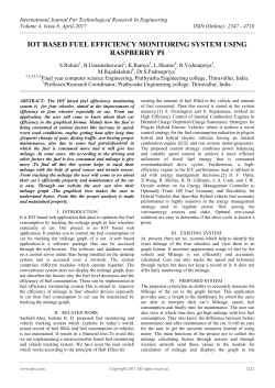 iot based fuel efficiency monitoring system using raspberry pi