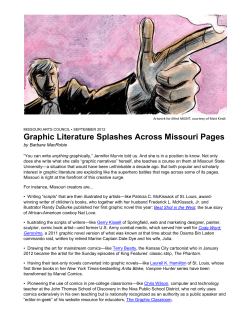 Graphic Literature Splashes Across Missouri Pages