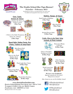 Box Tops Store Catalog February 2013