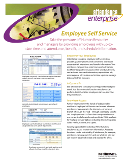 Employee Self Service