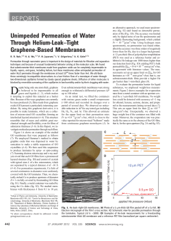Unimpeded Permeation of Water Through Helium
