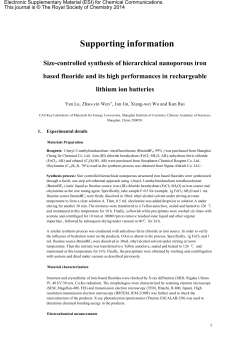 Supporting information - Royal Society of Chemistry