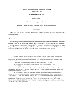 Originally published in Emory Law Journal, Fall, 1990 39 Emory L.J.