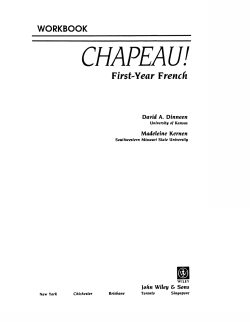 chapeau! - KU ScholarWorks