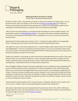 Mastering the Move: The Secret is in the Box Industry Experts talk