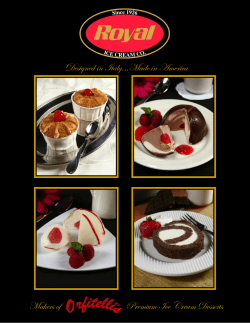 Brochure - Royal Ice Cream