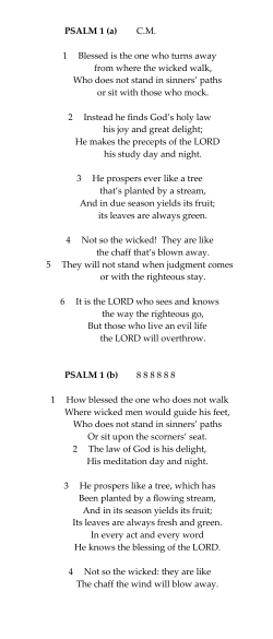 Sing Psalms and Scottish Psalter - w/ bookmarks