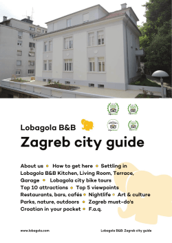 Lobagola Zagreb City Guide web version fully optimizied