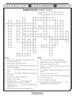 Lesson 16 - Prestwick House