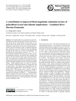 A contribution to improved flood magnitude estimation in base of