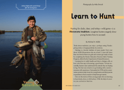 Learn to Hunt - MN-dnr