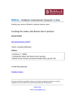 - BIROn - Birkbeck Institutional Research Online