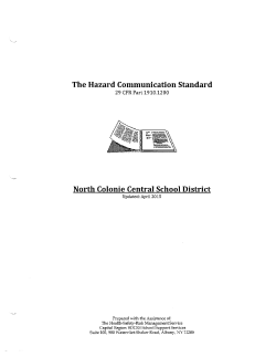 Hazard Communication Plan