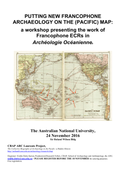 Program - Pacific Dialogues