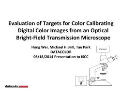 Evaluation of Targets for Color Calibrating Digital Color Images from