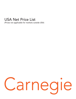 USA Net Price List