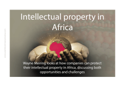 Intellectual property in Africa