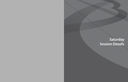 Saturday Session Details - TI Education
